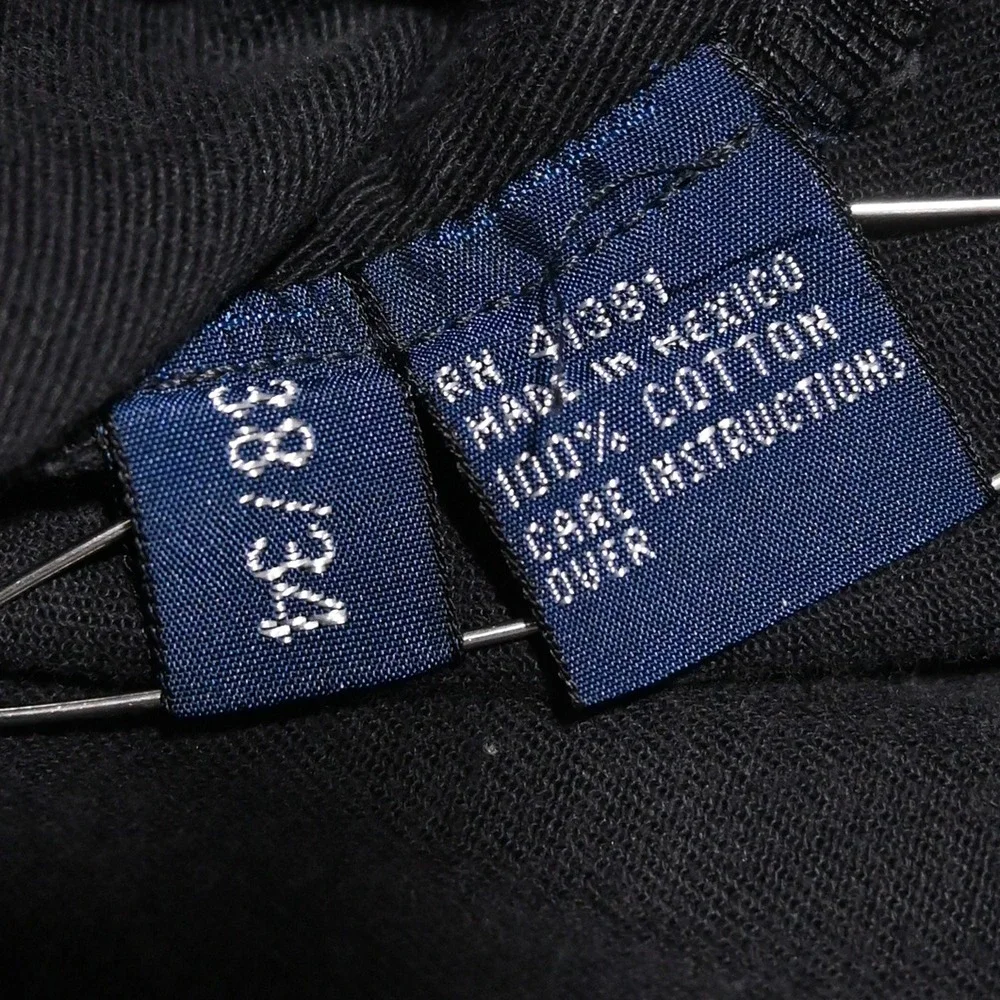 Polo Ralph Lauren Hammond Pant Mens Pleated Chino 38/34 Black